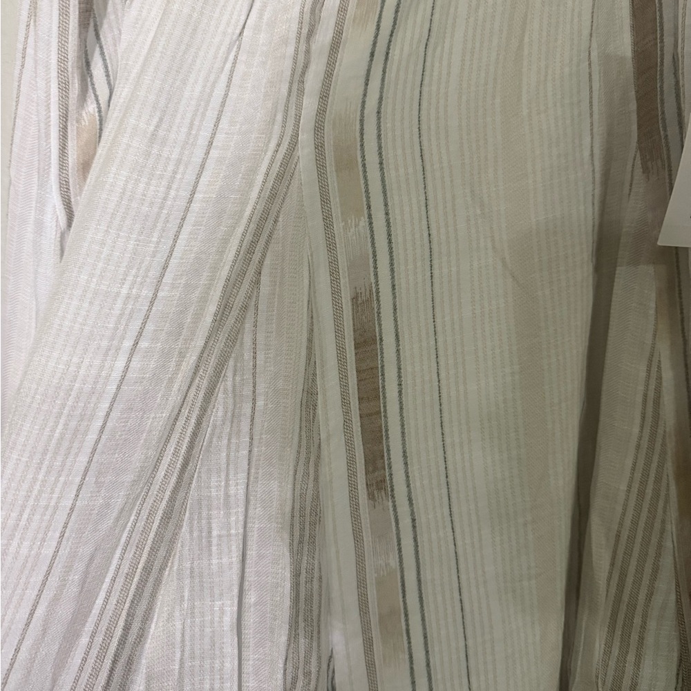 NEW WITH TAGS White, Tan and Gray Gauzy Maxi Skirt, size XL or Extra Large - Picture 2 of 6